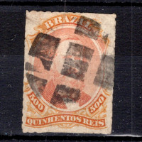 Známka Brazílie, Mi.36 (SG 56)#, 500 R