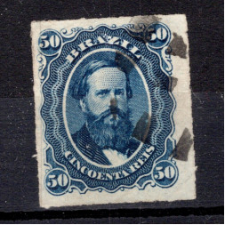 Briefmarke Brasilien, Mi.32 (SG 52)#, 50 R