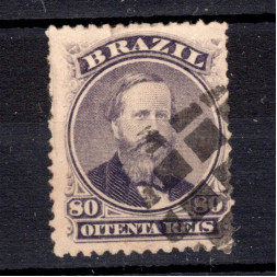 Známka Brazílie, Mi.26 (SG 46a)#, 80 R