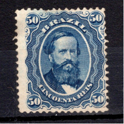Známka Brazílie, Mi.25 (SG 45)#, 50 R