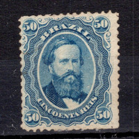 Známka Brazílie, Mi.25 (SG 45)(*), 50 R