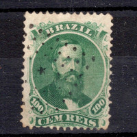 Známka Brazílie, Mi.27 (SG 47a)#, 100 R