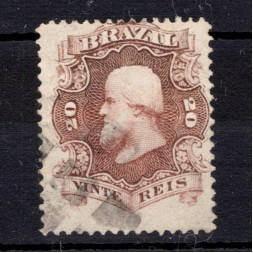 Známka Brazílie, Mi.24 (SG 44a)#, 20 R