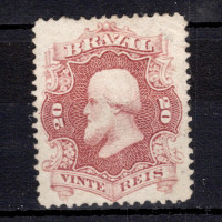 Známka Brazílie, Mi.24 (SG 44a)#, 20 R
