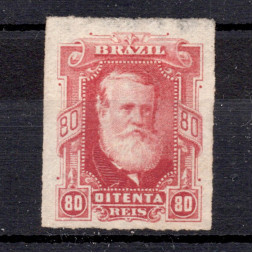 Briefmarke Brasilien, Mi.41 (SG 60)#, 80 R