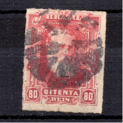 Sello Brasil, Mi.41 (SG 60), Usado #, 80 R