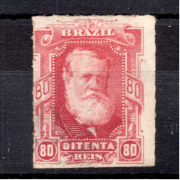 Sello Brasil, Mi.41 (SG 60), Usado #, 80 R
