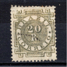 Známka Brazílie, Mi.59a (Scott 87a)#, 20 R