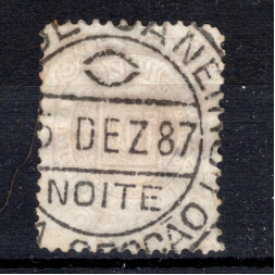 Briefmarke Brasilien, Mi.61 (SG 82)#, 100 R