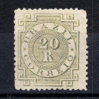 Známka Brazílie, Mi.59a (Scott 87a)(*), 20 R