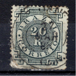 Známka Brazílie, Mi.59b (SG 78)#, 20 R