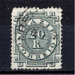 Známka Brazílie, Mi.59b (SG 78)#, 20 R