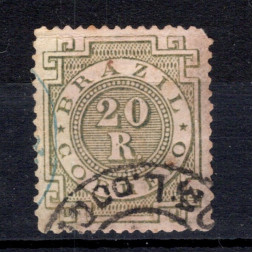 Známka Brazílie, Mi.59a (Scott 87a)#, 20 R