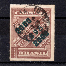 Sello Brasil, Mi.124 (SG 177), Usado #, 2000 R