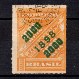 Sello Brasil, Mi.123 (SG 176), Usado #, 2000 R