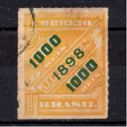 Sello Brasil, Mi.121 (SG 174), Usado #, 1000 R