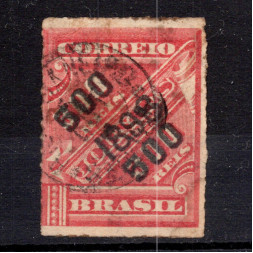 Briefmarke Brasilien, Mi.118b (SG 171)#, 500 R