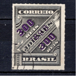Sello Brasil, Mi.117 (SG 170), Usado #, 300 R