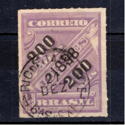 Sello Brasil, Mi.116 (SG 169), Usado #, 200 R
