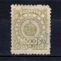 Známka Brazílie, Mi.64 (SG 85a)#, 500 R