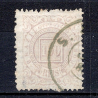 Známka Brazílie, Mi.61 (SG 82)#, 100 R Známka Brazílie, Mi.61 (SG 82)#, 100 R