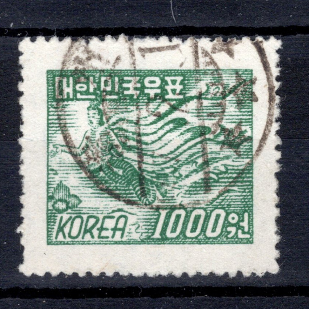 Známka Jižní Korea, Mi.152 (SG 193)#, 1000 ₩ Známka Jižní Korea, Mi.152 (SG 193)#, 1000 ₩