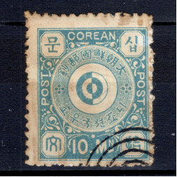 Fälschung von Briefmarken Korea, Mi.2#