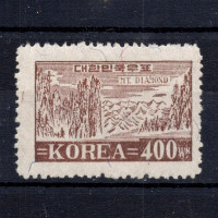 Známka Jižní Korea, Mi.61 (SG 124)**, 400 ₩ Známka Jižní Korea, Mi.61 (SG 124)**, 400 ₩