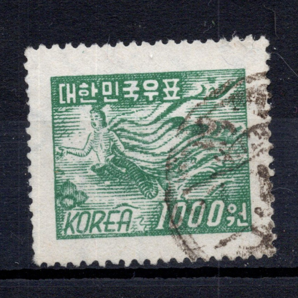 Známka Jižní Korea, Mi.152 (SG 193)#, 1000 ₩ Známka Jižní Korea, Mi.152 (SG 193)#, 1000 ₩