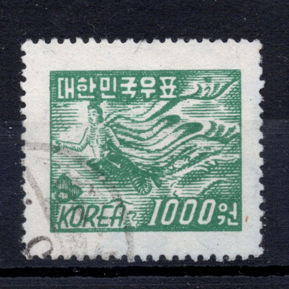 Známka Jižní Korea, Mi.152 (SG 193)#, 1000 ₩ Známka Jižní Korea, Mi.152 (SG 193)#, 1000 ₩