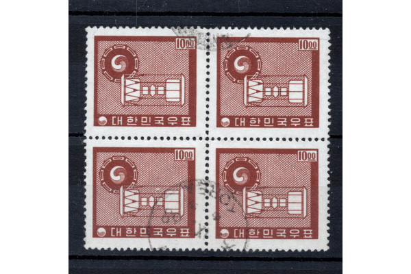 Čtyřblok Jižní Korea, Mi.360 (SG 443)#, 10 ₩