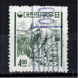 Sello Corea del Sur, Mi.387 (SG 473), MNH, 4 ₩