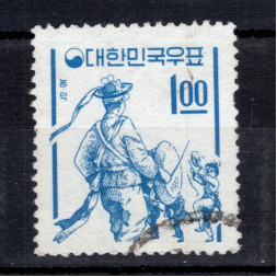 Známka Jižní Korea, Mi.355 (SG 438)**, 1 ₩