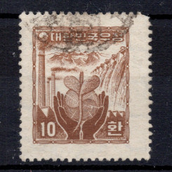 Známka Jižní Korea, Mi.186 (SG 229A)**, 10 H Známka Jižní Korea, Mi.186 (SG 229A)**, 10 H