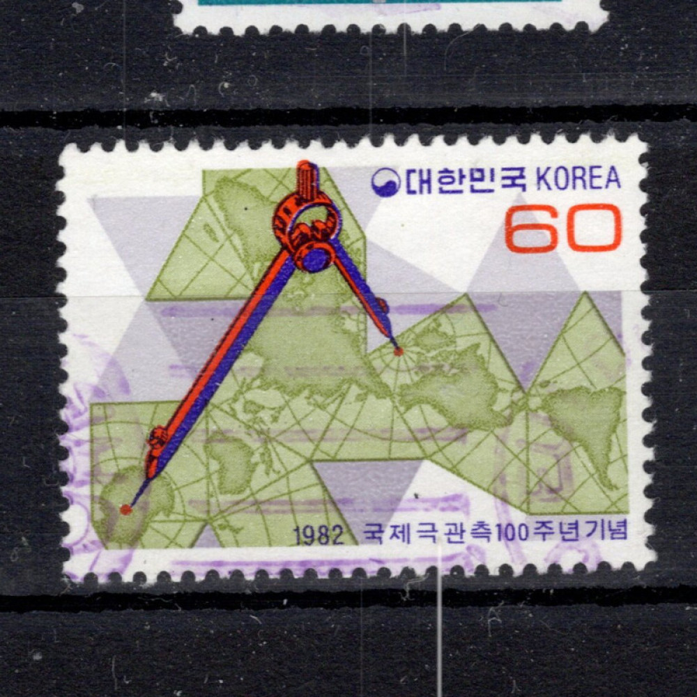 Stamp South Korea, Mi.1275 (SG 1512), Used #, 60 ₩