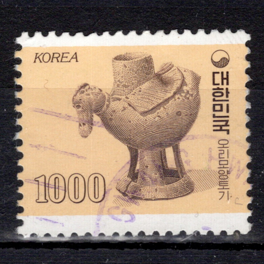 Sello Corea del Sur, Mi.1354 (SG 1388), Usado #, 1000 ₩