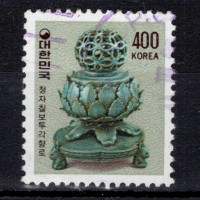 Sello Corea del Sur, Mi.1329 (SG 1381a), Usado #, 400 ₩