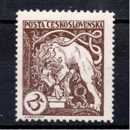 Známka ČSR, Pof.28B**, 25h