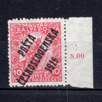 Známka ČSR, Pof.96**, 10+2f