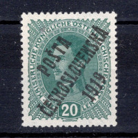 Známka ČSR, Pof.39**, I. typ, 20h