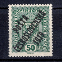 Známka ČSR, Pof.43**, I. typ, 50h