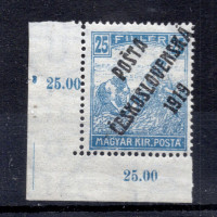 Známka ČSR, Pof.108*, IV. typ, 25f