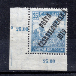 Sello Checoslovaquia, Pof.108 (Pof. 108), MH, 25f