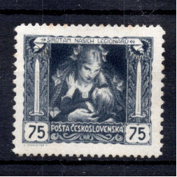 Známka ČSR, Pof.30B*, 75h