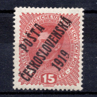 Známka ČSR, Pof.38*, I. typ, 15h