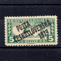 Známka ČSR, Pof.58B*, III. typ, 5h