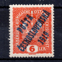 Známka ČSR, Pof.35*, I. typ, 6h