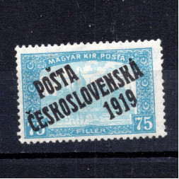 Sello Checoslovaquia, Pof.112 (Pof. 112), MH, 75f