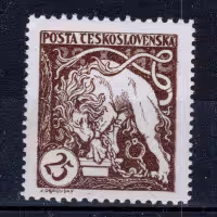 Známka ČSR, Pof.28B*, 25h