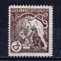Známka ČSR, Pof.28B*, 25h